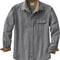 Men'S Buck Camp Flannel, Long Sleeve Plaid Button down Casual Shirt, Corduroy Cuffs